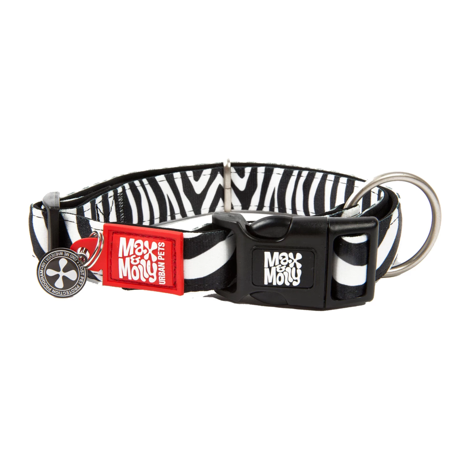 Max & Molly Smart ID Halsband - Zebra - Afbeelding 2
