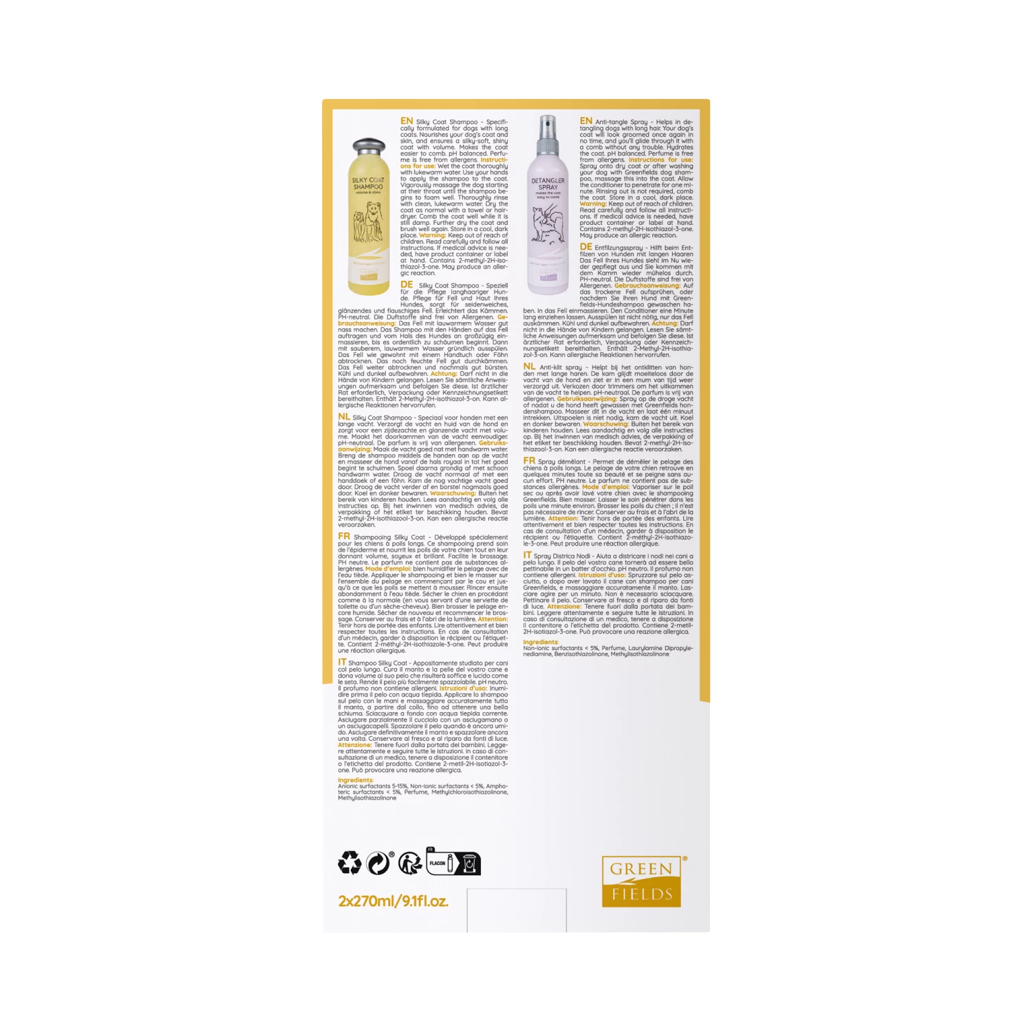 Greenfields Yorkshire Terrier Care Set - Afbeelding 3