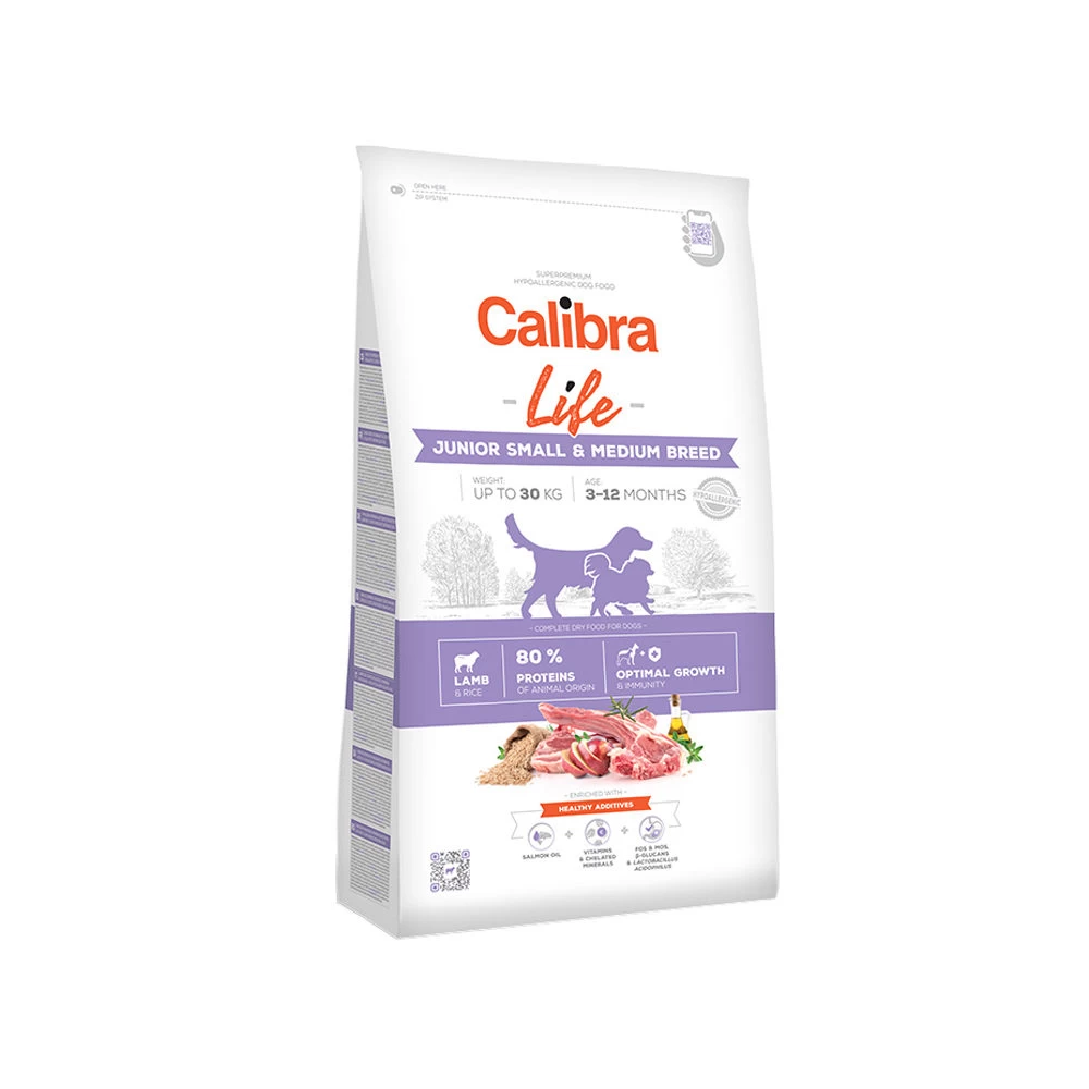 Calibra Dog Life Junior Small & Medium Breed - Lam - Afbeelding 3