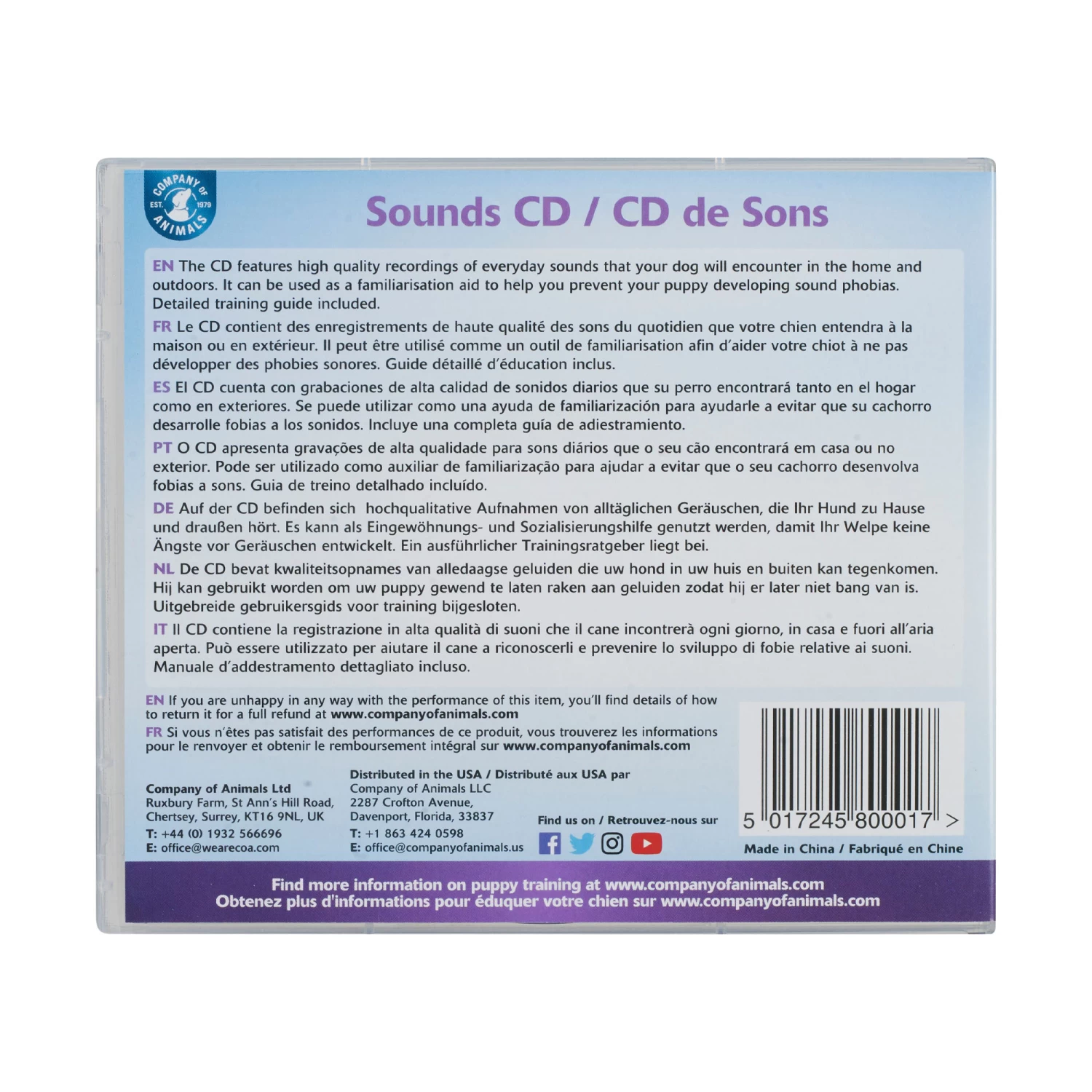 Company Of Animals CLIX Geluid & Lawaai Cd - Afbeelding 2