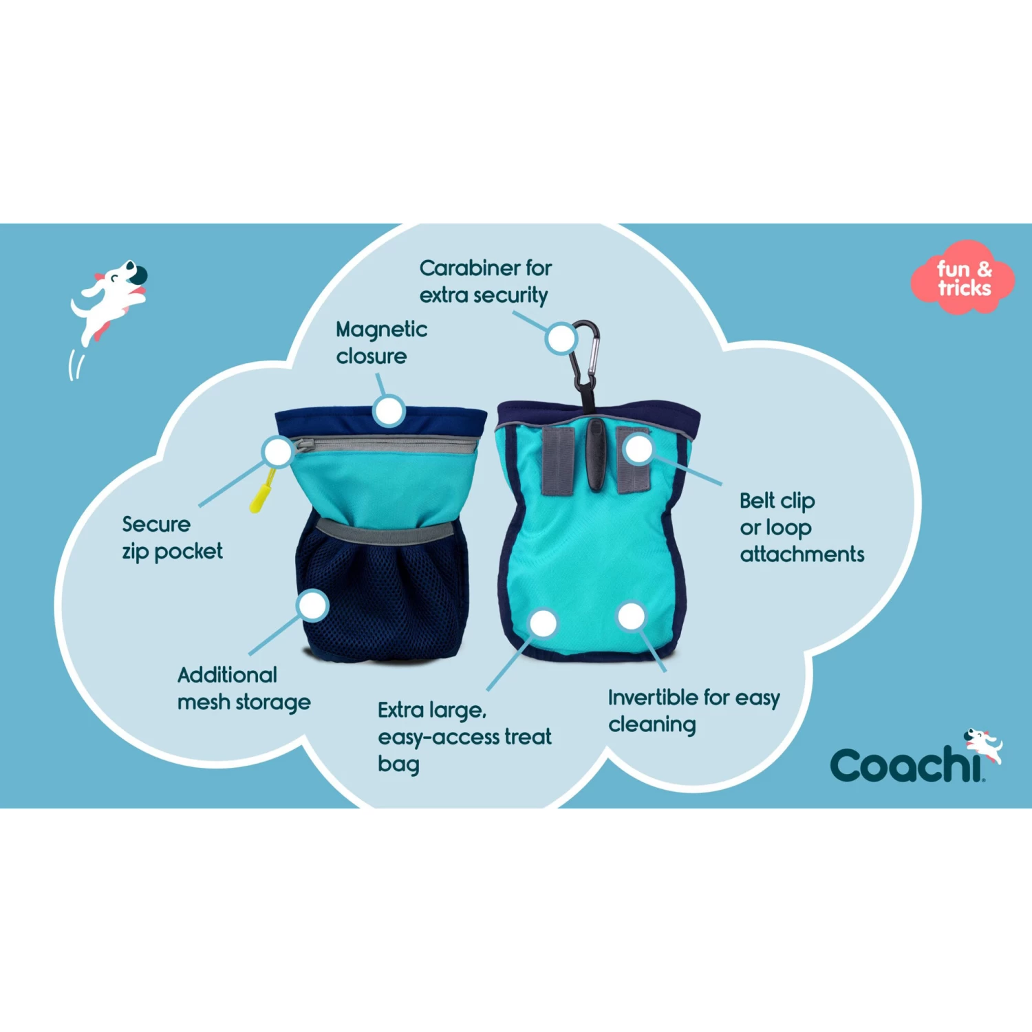 Company Of Animals Coachi Pro Train & Treat Bag - Afbeelding 6