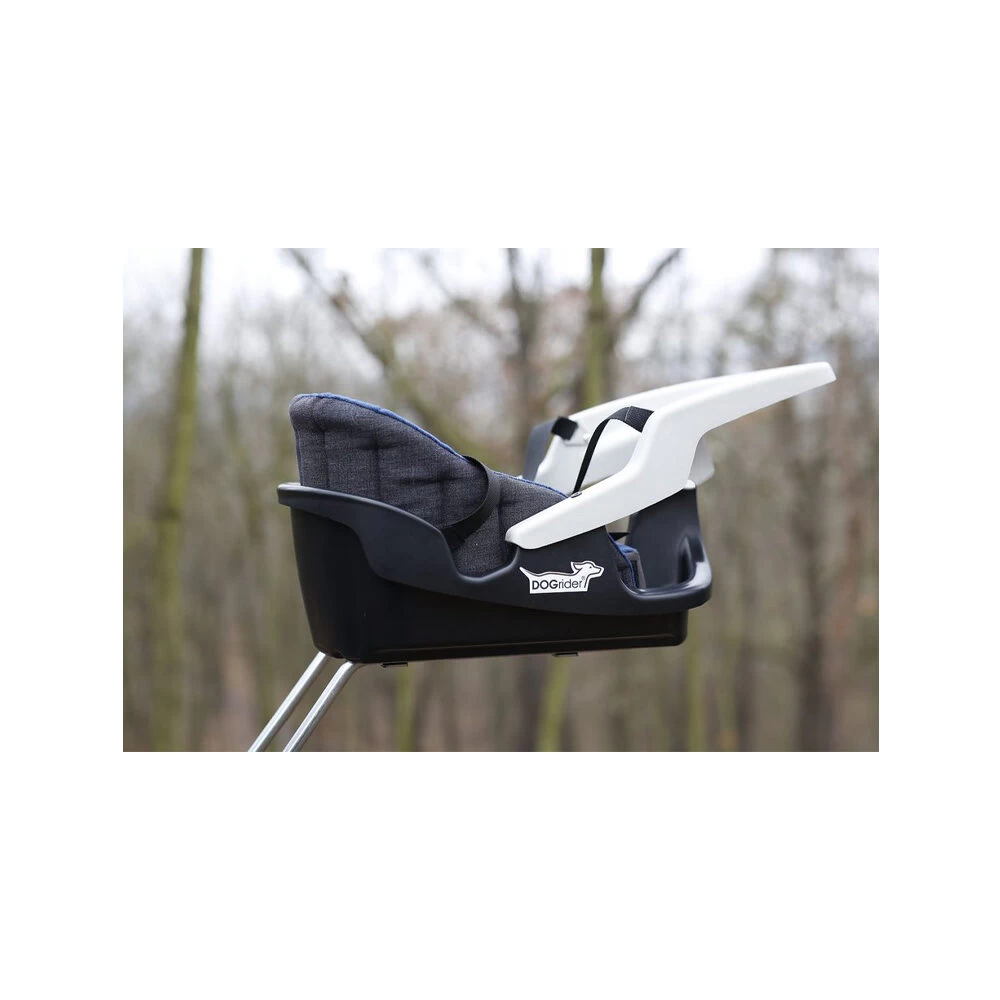 Dogrider Dog Seat + Mand - Grijs - Afbeelding 8