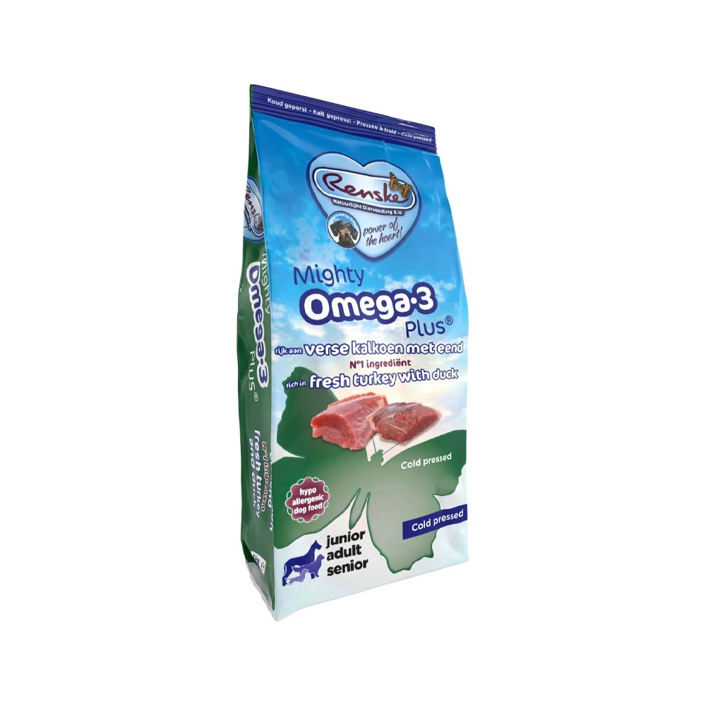 Renske Mighty Omega 3 Plus Cold Pressed - Verse Kalkoen Met Eend - Afbeelding 3