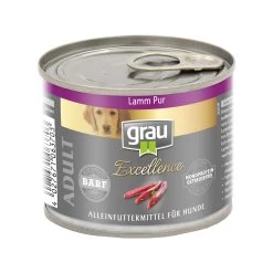 Grau Excellence Adult Puur Hondenvoer - Lam - Blik
