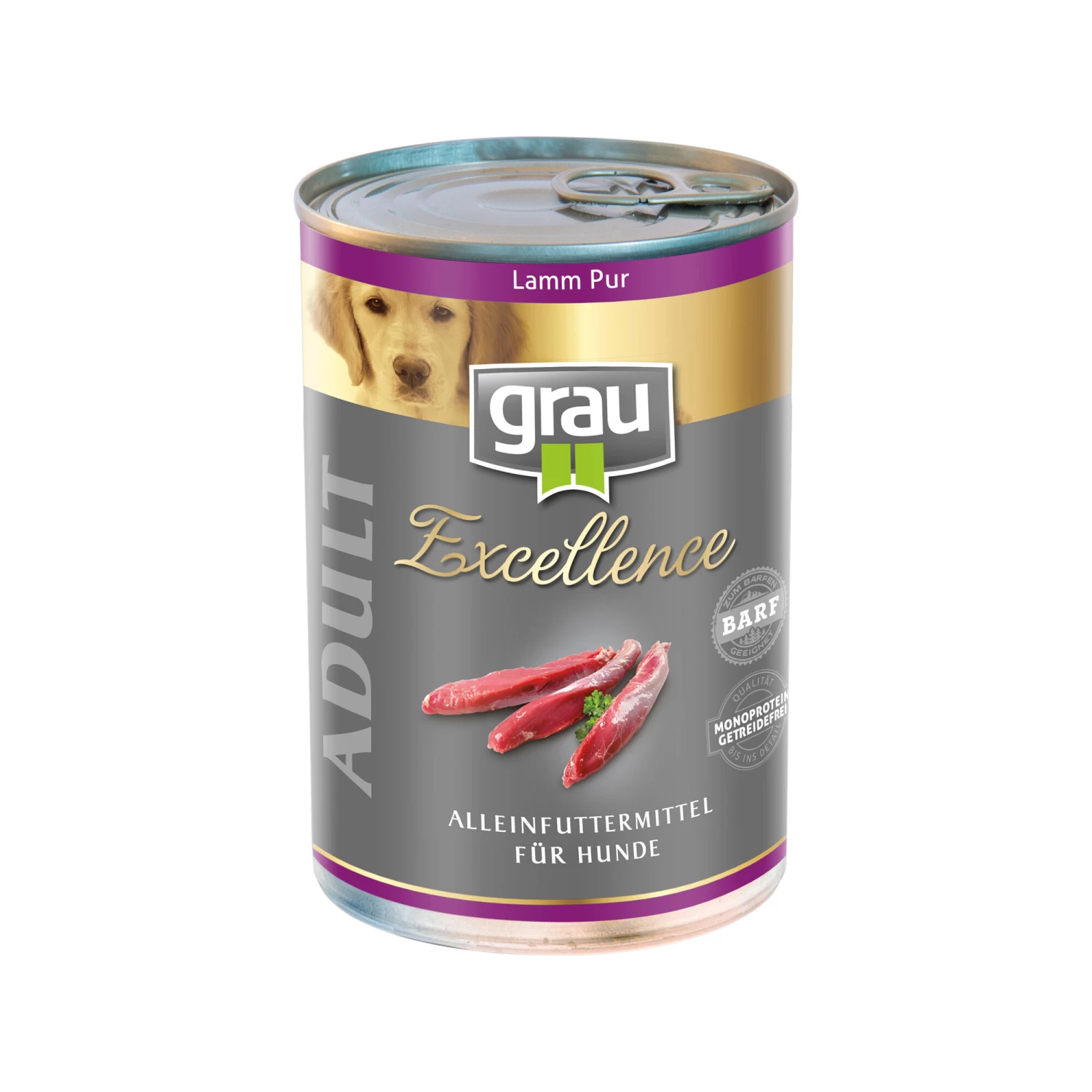 Grau Excellence Adult Puur Hondenvoer - Lam - Blik - Afbeelding 2