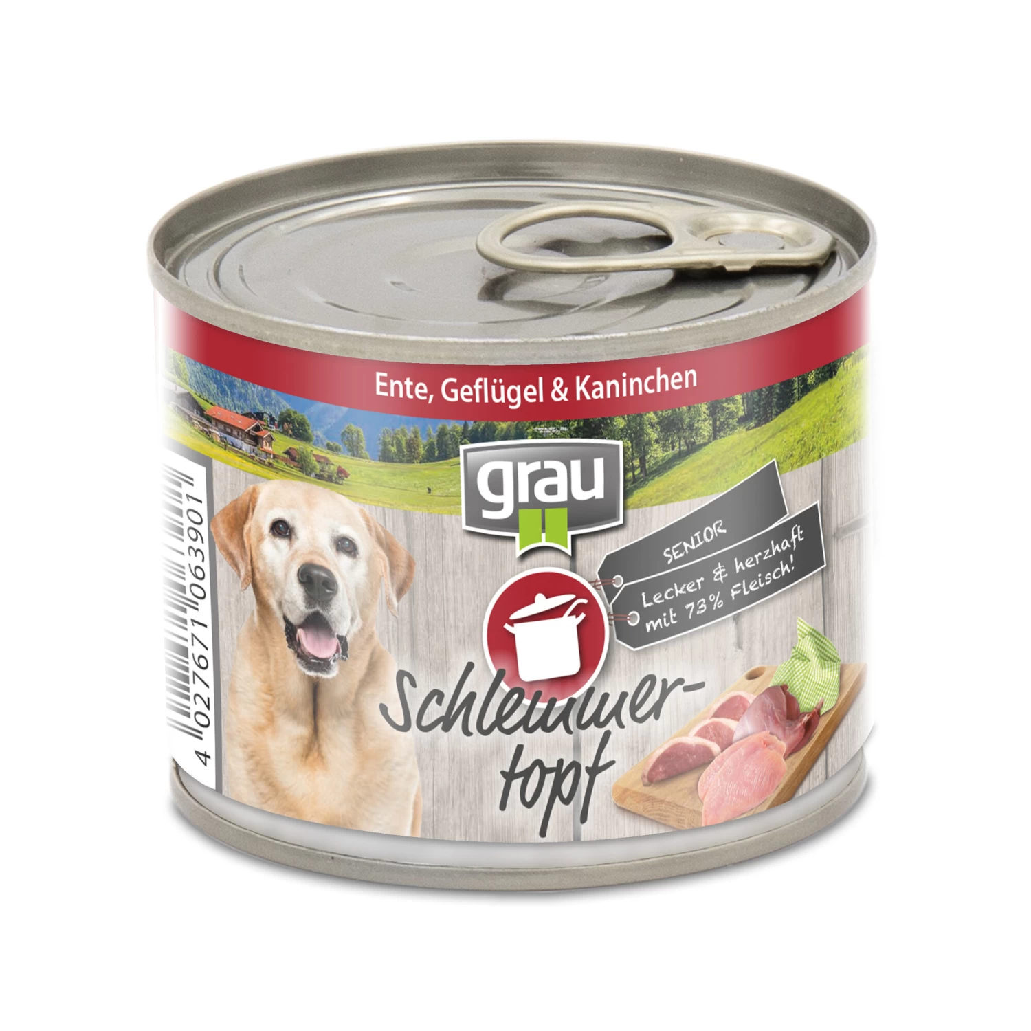 Grau Excellence Senior Hondenvoer - Gevogelte En Eend - Blik