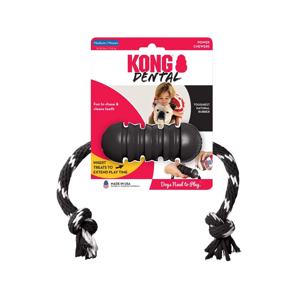 KONG Extreme Dental Met Touw - Afbeelding 2