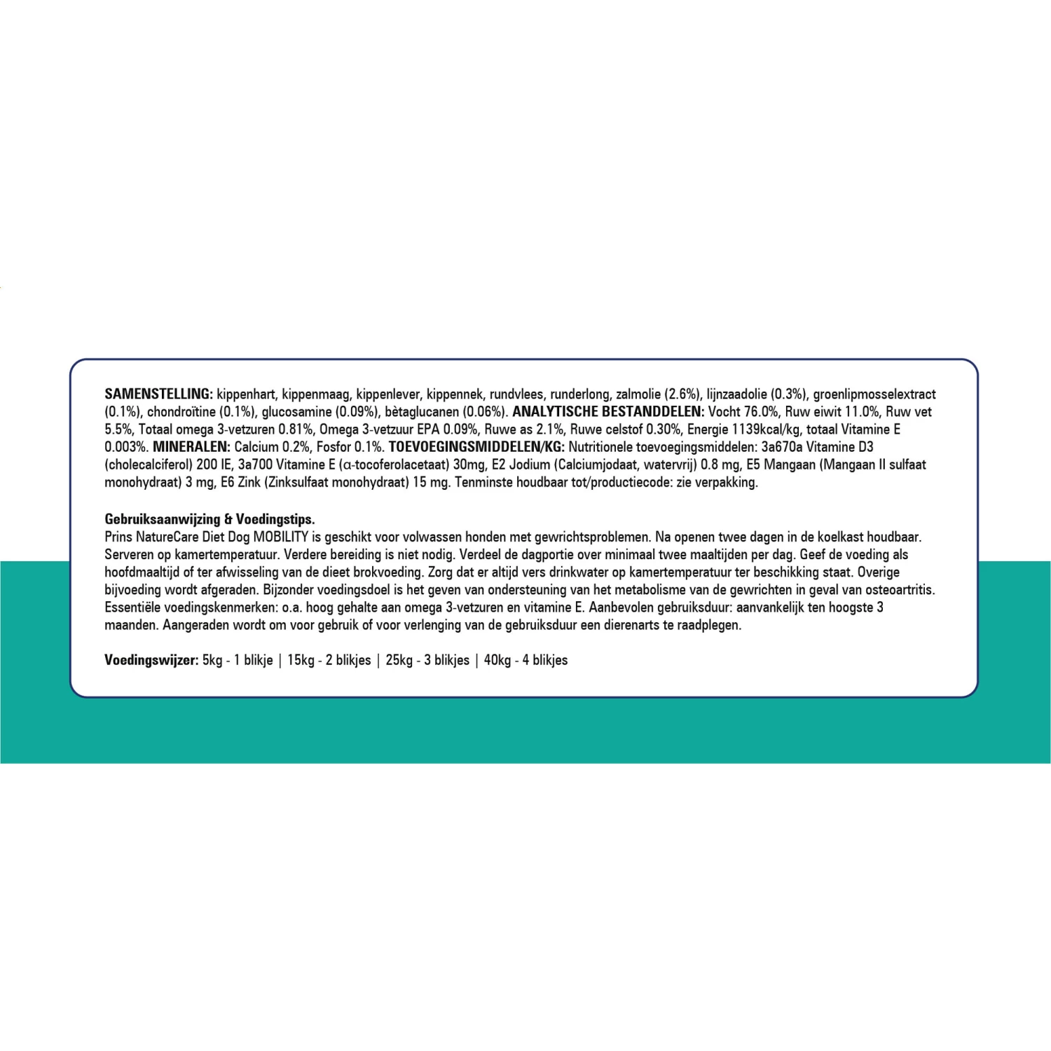 Prins NatureCare Diet Dog Mobility - Afbeelding 4