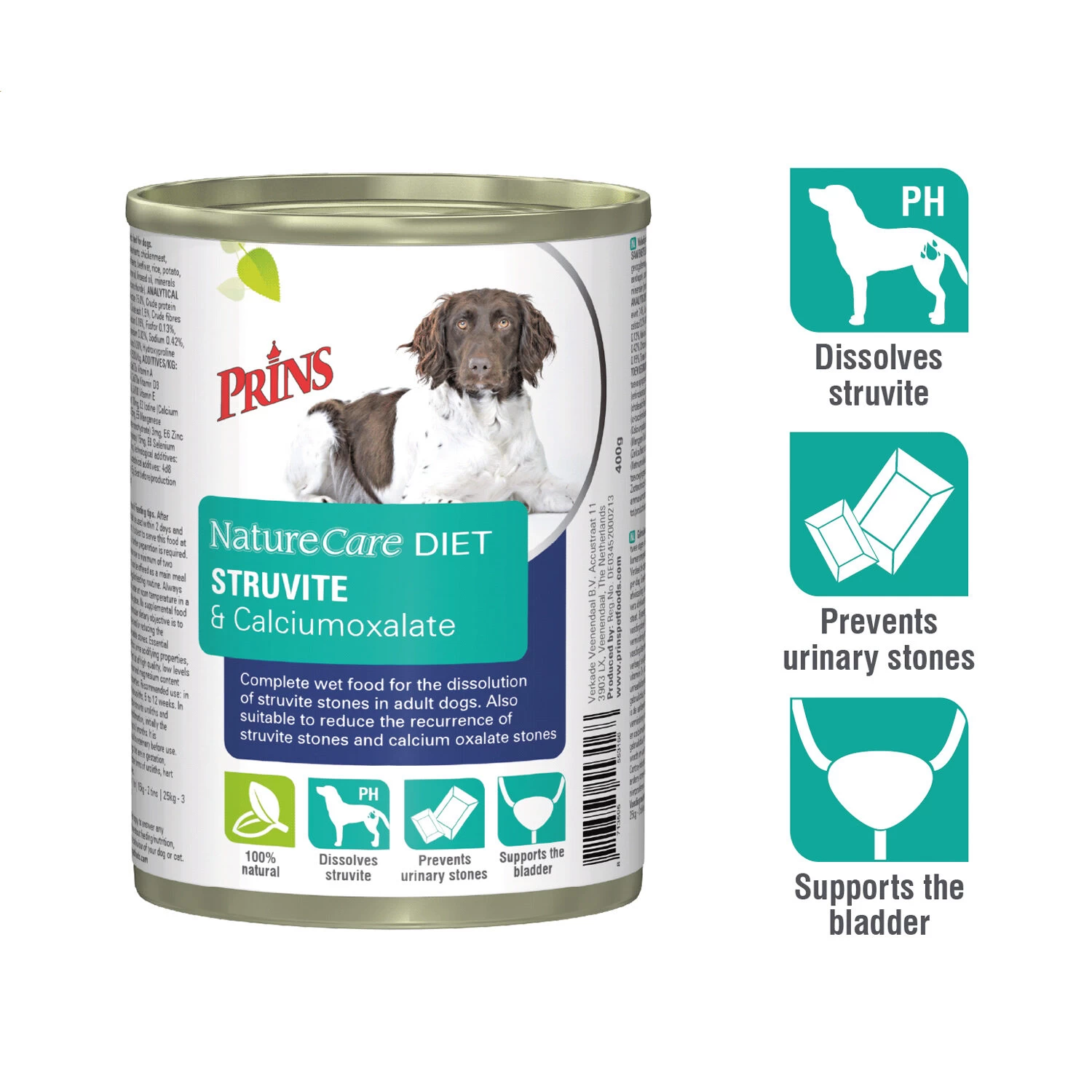 Prins NatureCare Diet Dog Struvite & Calciumoxalate - Afbeelding 3