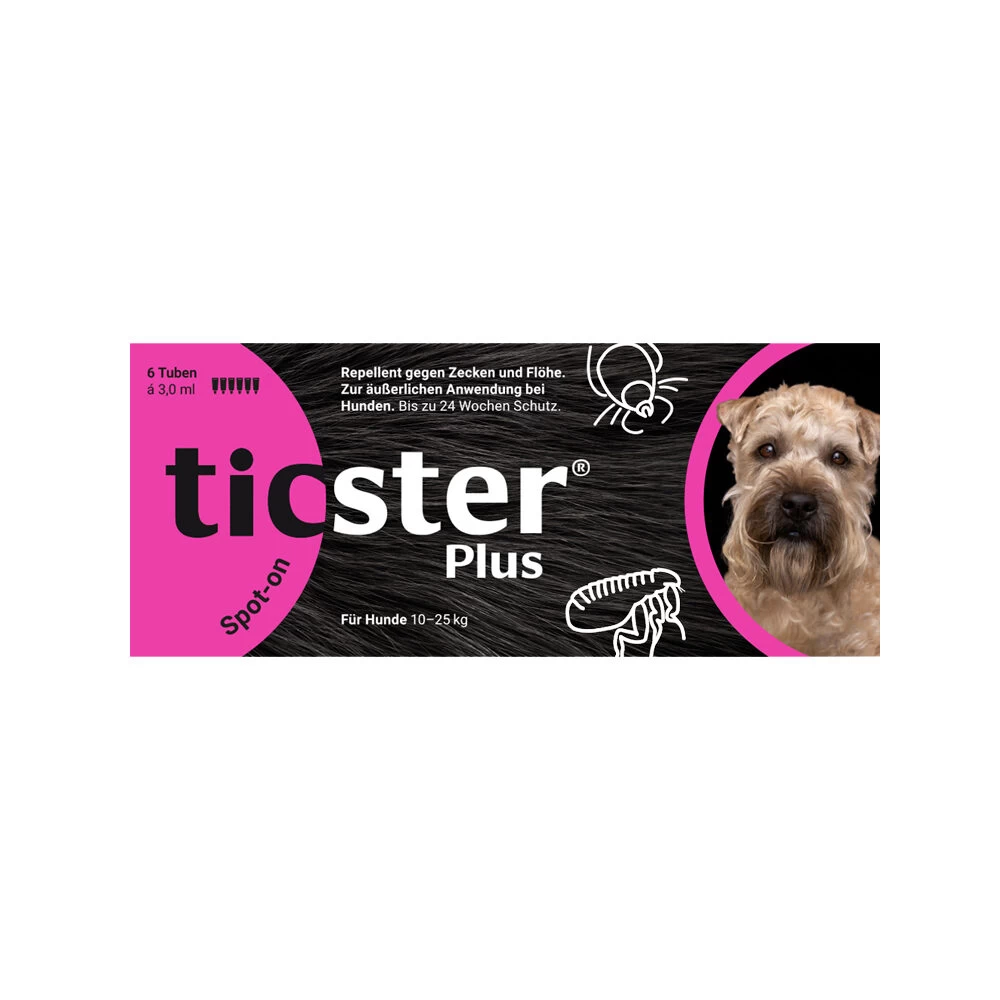 Ticster Plus Spot-on Hond 10-25 Kg - Afbeelding 3