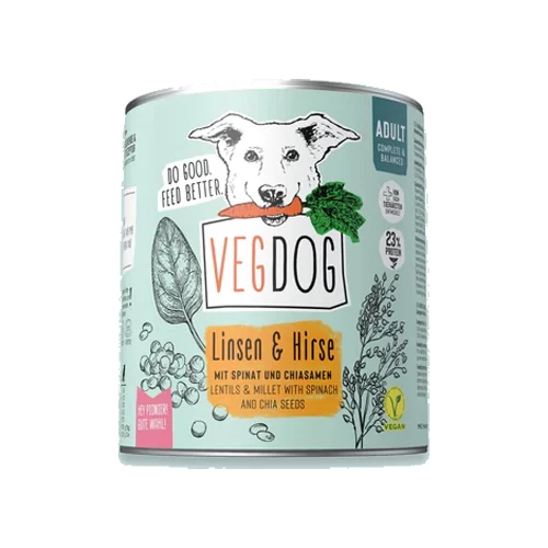 VegDog Adult No1 Hondenvoer - Blik